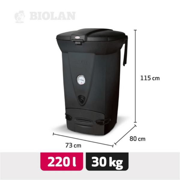Biolan Thermo Composter 220l dementions