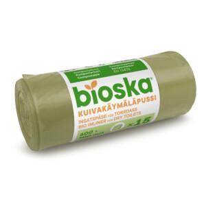 Bioska Dry Toilet Bag - 15 pcs / 1 roll